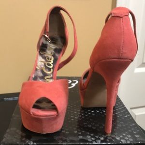 Sam Edelman flamingo suede